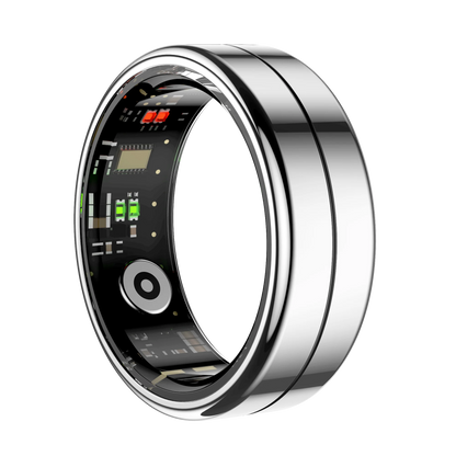 Men Women Heart Rate Blood Oxygen Monitor Waterproof Smart Ring