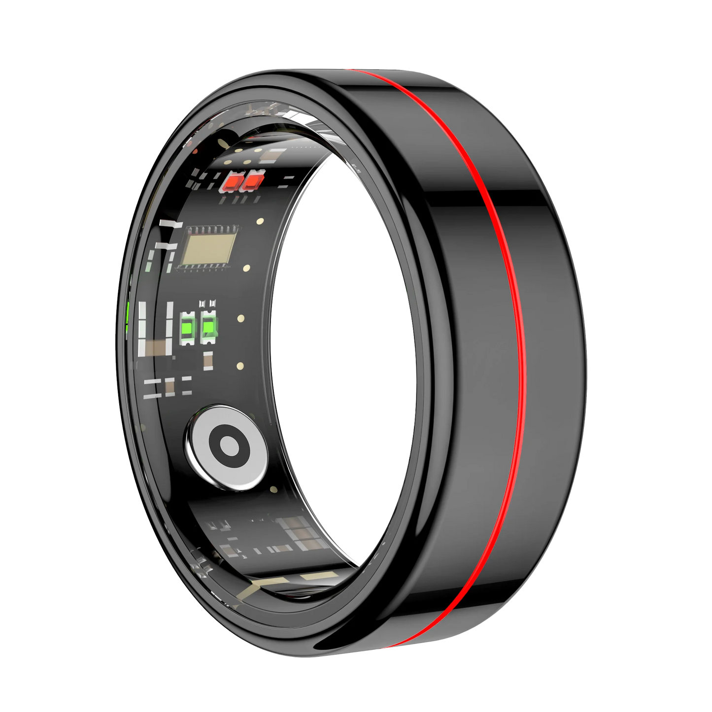Men Women Heart Rate Blood Oxygen Monitor Waterproof Smart Ring